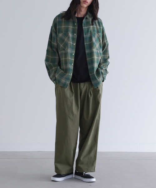 n'OrLABEL（ノアールレーベル）の「『ワイドチノイージーパンツ』（チノパンツ・メンズ・ブラック/カーキ・M/L）」の17枚目の写真