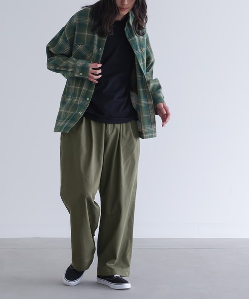 n'OrLABEL（ノアールレーベル）の「『ワイドチノイージーパンツ』（チノパンツ・メンズ・ブラック/カーキ・M/L）」の16枚目の写真