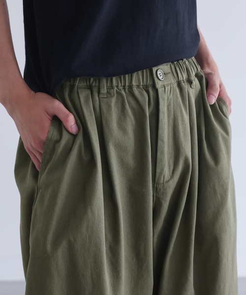 n'OrLABEL（ノアールレーベル）の「『ワイドチノイージーパンツ』（チノパンツ・メンズ・ブラック/カーキ・M/L）」の15枚目の写真