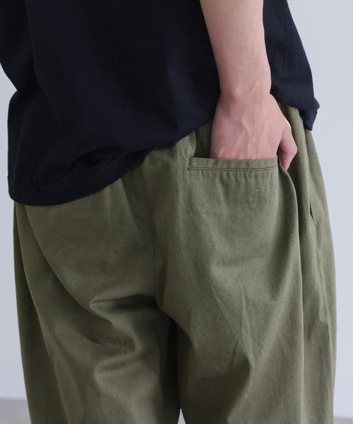 n'OrLABEL（ノアールレーベル）の「『ワイドチノイージーパンツ』（チノパンツ・メンズ・ブラック/カーキ・M/L）」の14枚目の写真