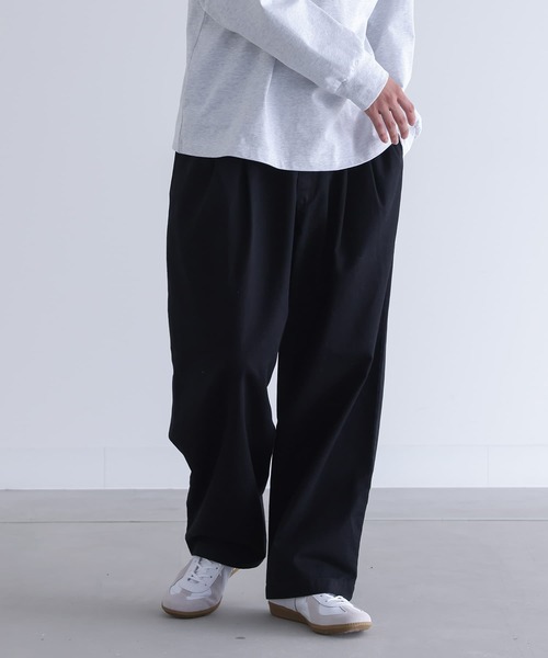 n'OrLABEL（ノアールレーベル）の「『ワイドチノイージーパンツ』（チノパンツ・メンズ・ブラック/カーキ・M/L）」の6枚目の写真