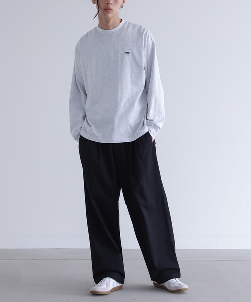 n'OrLABEL（ノアールレーベル）の「『ワイドチノイージーパンツ』（チノパンツ・メンズ・ブラック/カーキ・M/L）」の20枚目の写真