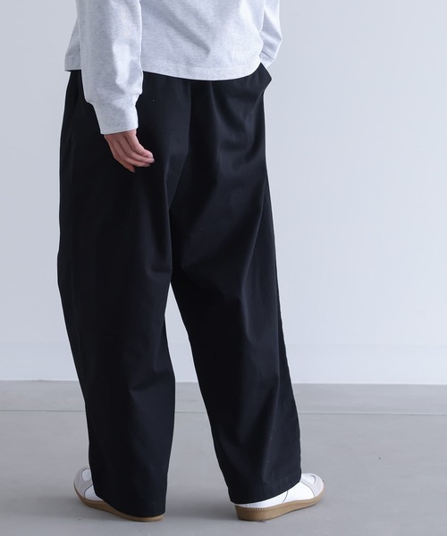 n'OrLABEL（ノアールレーベル）の「『ワイドチノイージーパンツ』（チノパンツ・メンズ・ブラック/カーキ・M/L）」の5枚目の写真