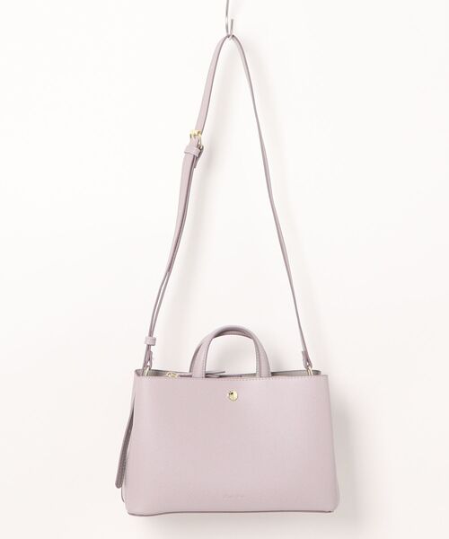 and it_（アンドイット）の「Legato Largo たすかるっかばん ハンドル付きミニショルダー（ショルダーバッグ・レディース・ライトグレー/ブラック/バーガンディー/グレイッシュベージュ/アイボリー/ラベンダー・FREE）」の5枚目の写真