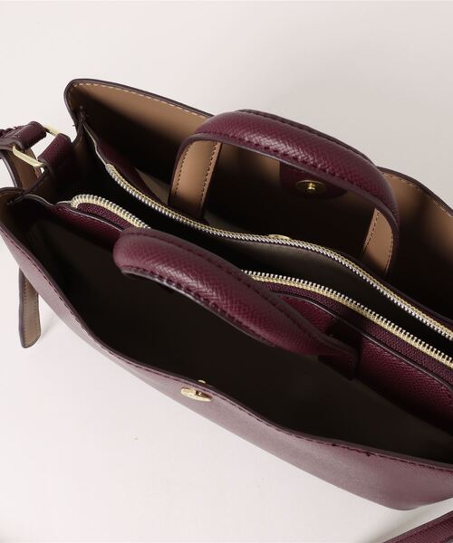 and it_（アンドイット）の「Legato Largo たすかるっかばん ハンドル付きミニショルダー（ショルダーバッグ・レディース・ライトグレー/ブラック/バーガンディー/グレイッシュベージュ/アイボリー/ラベンダー・FREE）」の11枚目の写真