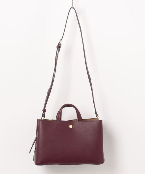 and it_（アンドイット）の「Legato Largo たすかるっかばん ハンドル付きミニショルダー（ショルダーバッグ・レディース・ライトグレー/ブラック/バーガンディー/グレイッシュベージュ/アイボリー/ラベンダー・FREE）」の17枚目の写真