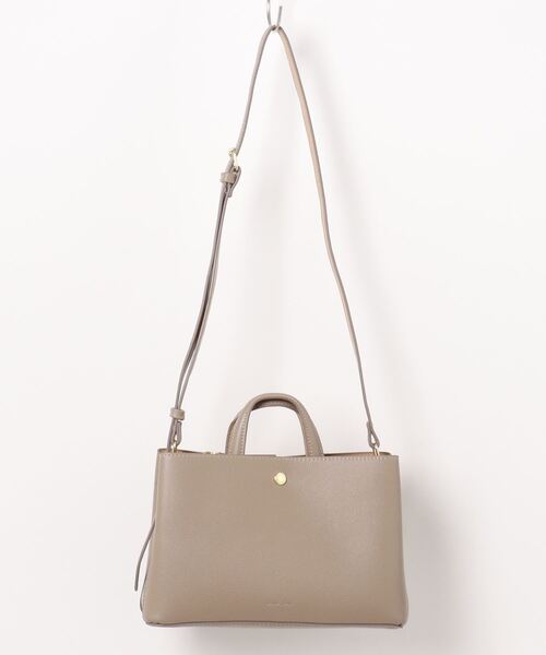 and it_（アンドイット）の「Legato Largo たすかるっかばん ハンドル付きミニショルダー（ショルダーバッグ・レディース・ライトグレー/ブラック/バーガンディー/グレイッシュベージュ/アイボリー/ラベンダー・FREE）」の16枚目の写真