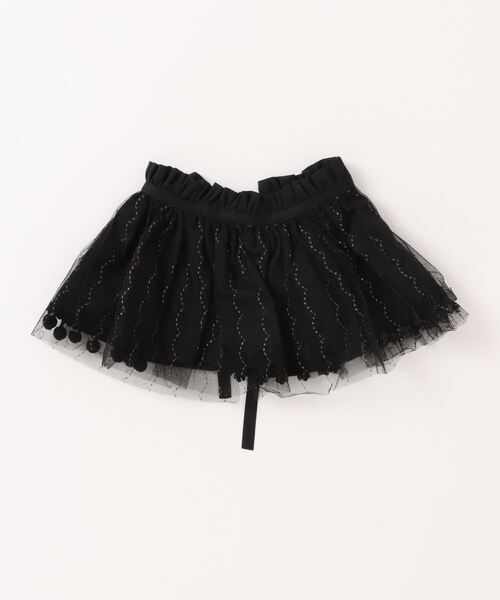 nino（ニノ）の「ラメチュチュレースディペット（付け襟・キッズ・ホワイト/ブラック・M）」の3枚目の写真