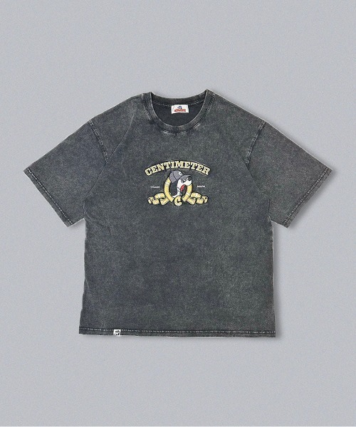 centimeter(センチメーター)の「golden logo tee(Tシャツ/カットソー・メンズ・アイボリー/杢グレー/スミクロ・MEDIUM/LARGE/X-LARGE)」の3枚目の写真