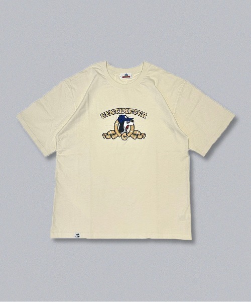 centimeter(センチメーター)の「golden logo tee(Tシャツ/カットソー・メンズ・アイボリー/杢グレー/スミクロ・MEDIUM/LARGE/X-LARGE)」の1枚目の写真