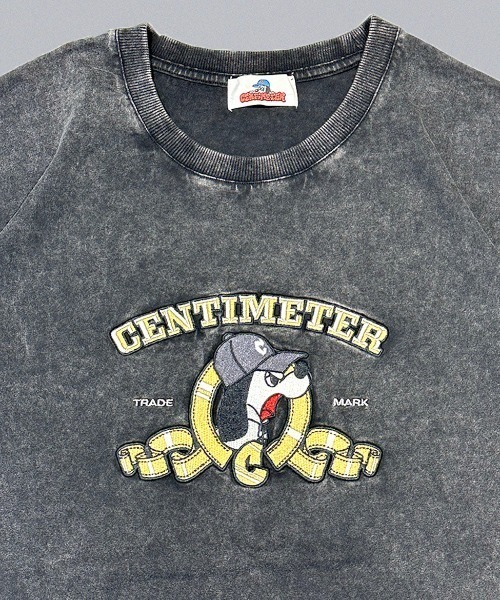 centimeter(センチメーター)の「golden logo tee(Tシャツ/カットソー・メンズ・アイボリー/杢グレー/スミクロ・MEDIUM/LARGE/X-LARGE)」の6枚目の写真