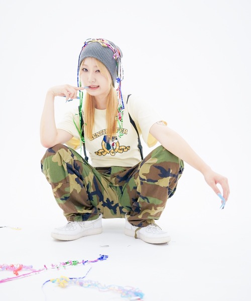 centimeter(センチメーター)の「golden logo tee(Tシャツ/カットソー・メンズ・アイボリー/杢グレー/スミクロ・MEDIUM/LARGE/X-LARGE)」の11枚目の写真