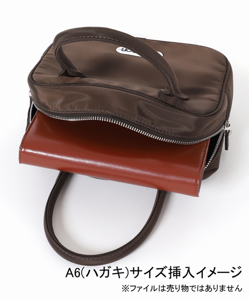 OUTDOOR PRODUCTS（アウトドアプロダクツ）の「CUBE BAG 新色BROWN（ハンドバッグ・レディース・ブラウン・FREE）」の11枚目の写真