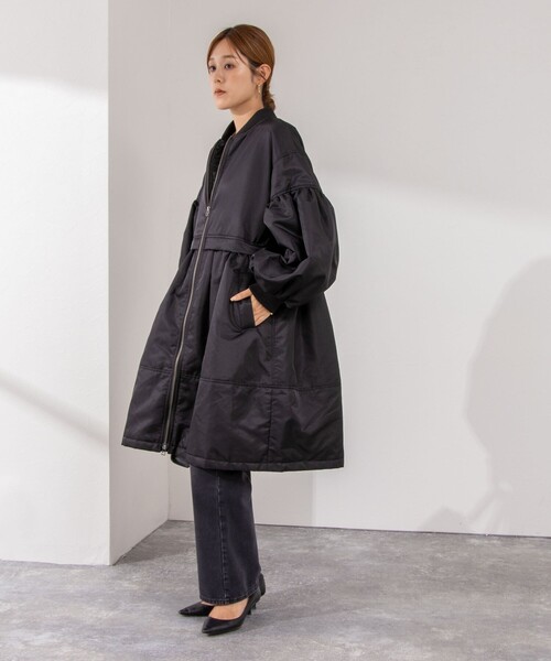 NOLLEY'S（ノーリーズ）の「MA1風コート（その他アウター）」 - WEAR