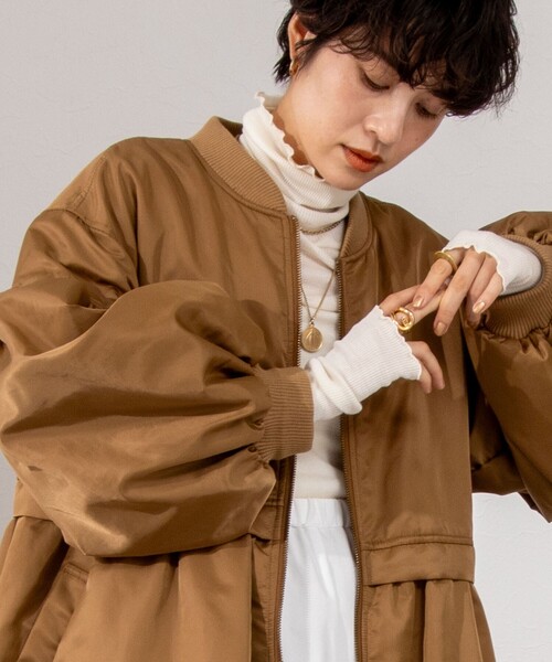 NOLLEY'S（ノーリーズ）の「MA1風コート（その他アウター）」 - WEAR