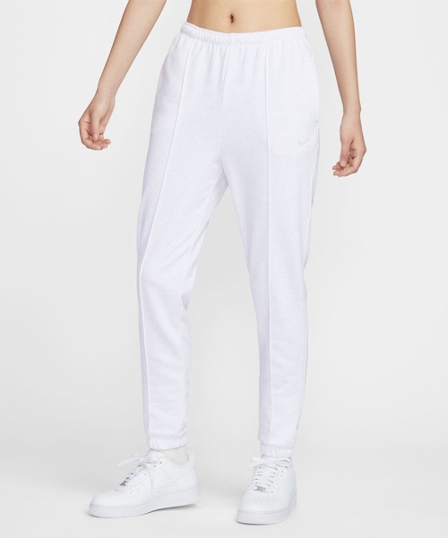 NIKE(ナイキ)の「ナイキ NIKE ナイキ NSW CHLL FT HR SWT パンツ(スウェットパンツ・レディース・ライトグレー/ブラック・S/L/M)」の1枚目の写真