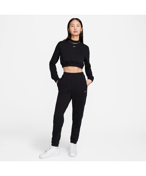 NIKE(ナイキ)の「ナイキ NIKE ナイキ NSW CHLL FT HR SWT パンツ(スウェットパンツ・レディース・ライトグレー/ブラック・S/L/M)」の4枚目の写真