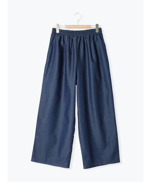 Samansa Mos2（サマンサ モスモス）の「【M/Lサイズ】デニムイージーストレートパンツ（その他パンツ・レディース・ブルー/ネイビー・M/L）」の11枚目の写真