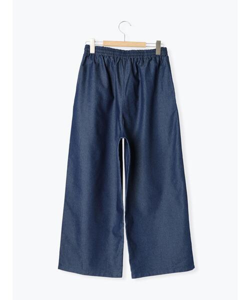 Samansa Mos2（サマンサ モスモス）の「【M/Lサイズ】デニムイージーストレートパンツ（その他パンツ・レディース・ブルー/ネイビー・M/L）」の12枚目の写真