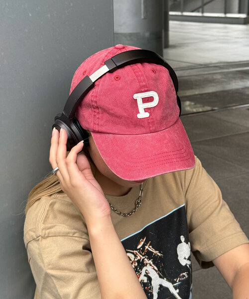 CIAOPANIC（チャオパニック）の「ピグメントイニシャルワッペンキャップ（キャップ・レディース・ベージュ/ネイビー/レッド/グリーン・ONE SIZE）」の13枚目の写真