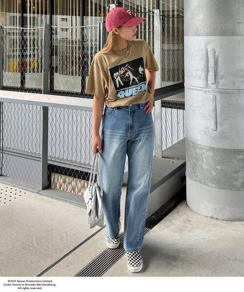 CIAOPANIC（チャオパニック）の「ピグメントイニシャルワッペンキャップ（キャップ・レディース・ベージュ/ネイビー/レッド/グリーン・ONE SIZE）」の11枚目の写真