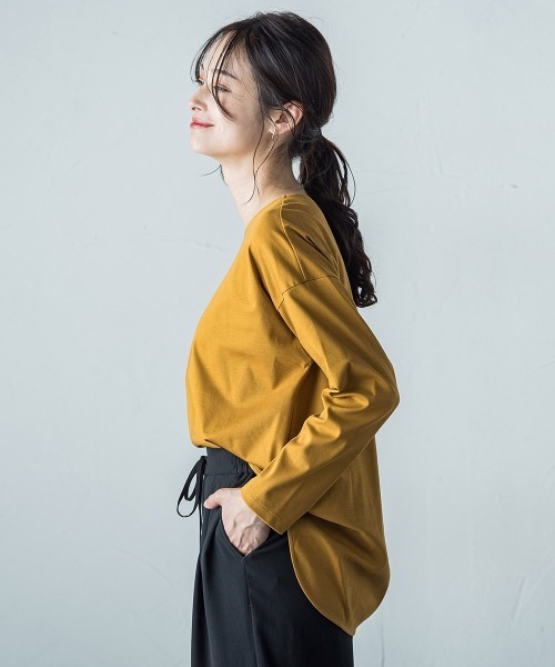LAUTREAMONT / ロートレアモン 【WEB限定】UVスムースカットソー≪洗濯機で洗える≫ WEB限定】UV/接触冷感スムースカットソー≪洗濯機で洗える≫（T