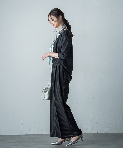 LAUTREAMONT / ロートレアモン 【WEB限定】UVスムースカットソー≪洗濯機で洗える≫ WEB限定】UV/接触冷感スムースカットソー≪洗濯機で洗える≫（T