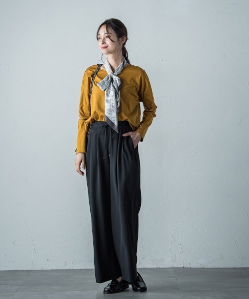 LAUTREAMONT / ロートレアモン 【WEB限定】UVスムースカットソー≪洗濯機で洗える≫ WEB限定】UV/接触冷感スムースカットソー≪洗濯機で洗える≫（T