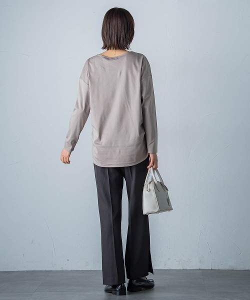 WEB限定】UV/接触冷感スムースカットソー≪洗濯機で洗える≫（T