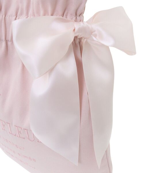 Maison de FLEUR（メゾンドフルール）の「EC限定キャンバスダブルリボントートバッグ（トートバッグ・レディース・イエロー/アイボリー/ブラック/ライトブルー/ピンク/ラベンダー/ミント・FREE）」の17枚目の写真