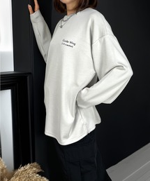 Candlestick（キャンドルスティック）の「さらっと ふんわり オーバーサイズ ストレッチ ソフト カットソー（Tシャツ/カットソー・メンズ）」
