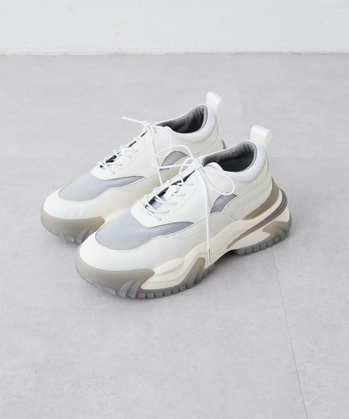 Whim Gazette（ウィムガゼット）の「【2.718】ボリュームスニーカー（スニーカー・レディース・ブラック/ホワイト・38/36/37）」の7枚目の写真