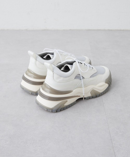 Whim Gazette（ウィムガゼット）の「【2.718】ボリュームスニーカー（スニーカー・レディース・ブラック/ホワイト・38/36/37）」の9枚目の写真