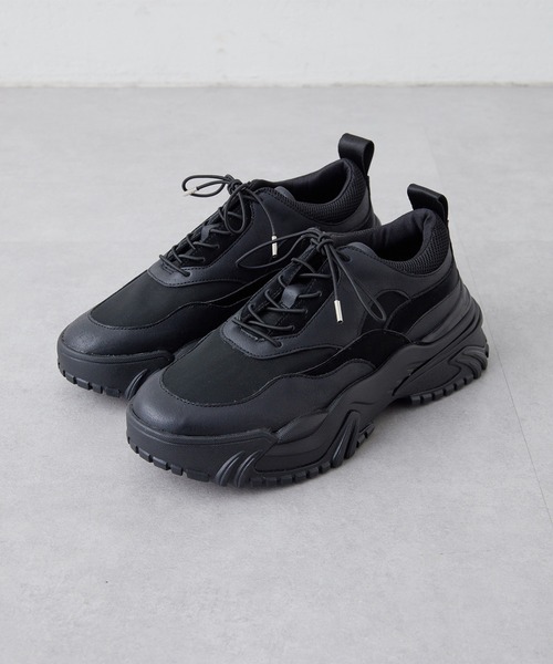 Whim Gazette（ウィムガゼット）の「【2.718】ボリュームスニーカー（スニーカー・レディース・ブラック/ホワイト・38/36/37）」の15枚目の写真