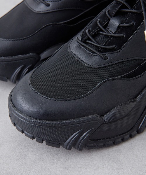 Whim Gazette（ウィムガゼット）の「【2.718】ボリュームスニーカー（スニーカー・レディース・ブラック/ホワイト・38/36/37）」の16枚目の写真