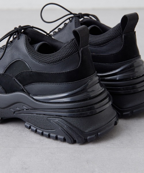 Whim Gazette（ウィムガゼット）の「【2.718】ボリュームスニーカー（スニーカー・レディース・ブラック/ホワイト・38/36/37）」の17枚目の写真