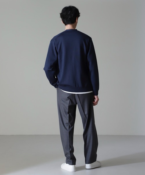 NANO universe（ナノユニバース）の「タスマニアミックスベーシックカーディガン（カーディガン/ボレロ・メンズ・ネイビー/チャコール/ブラック/ブラウン・L/XL/S/M）」の18枚目の写真