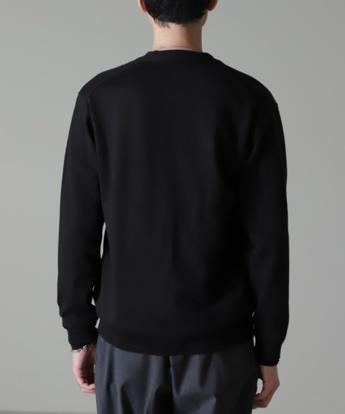 NANO universe（ナノユニバース）の「タスマニアミックスベーシックカーディガン（カーディガン/ボレロ・メンズ・ネイビー/チャコール/ブラック/ブラウン・L/XL/S/M）」の10枚目の写真