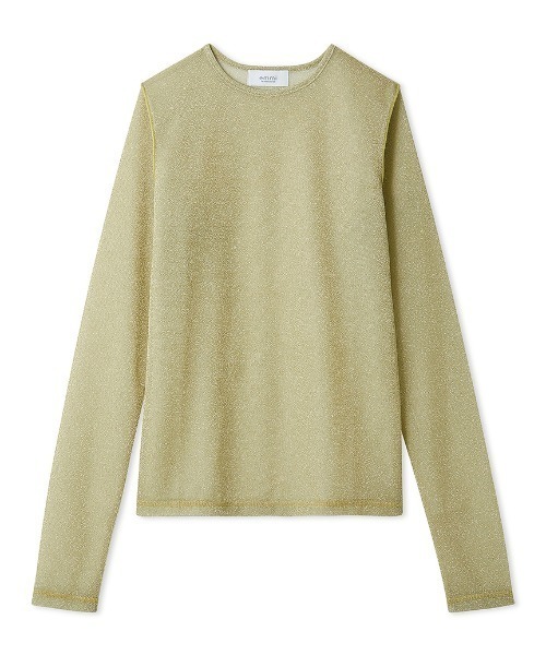 【セール】ラメシアーカットトップス（Tシャツ/カットソー）｜emmi（エミ）