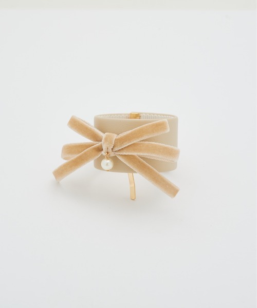 dee doo dah（ディドゥダ）の「【deedoodah】クラシカルベロア　ロールカフ　ヘアカフ/ポニーフック（ヘアピン・レディース・B/A/C/D/E/F・FREE）」の3枚目の写真