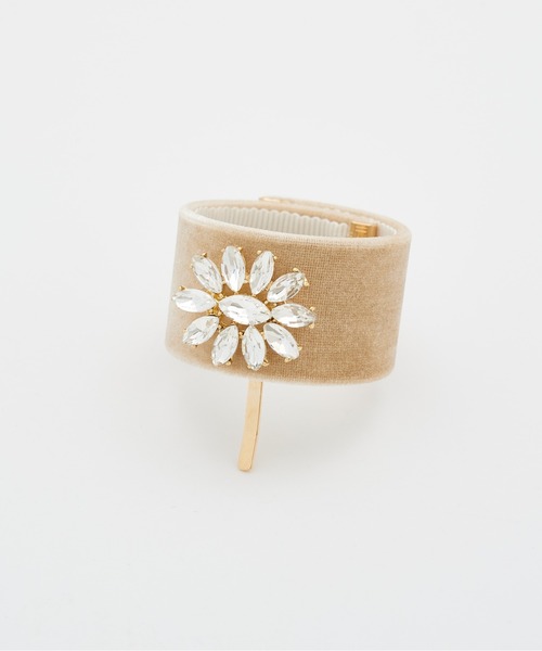 dee doo dah（ディドゥダ）の「【deedoodah】クラシカルベロア　ロールカフ　ヘアカフ/ポニーフック（ヘアピン・レディース・B/A/C/D/E/F・FREE）」の9枚目の写真