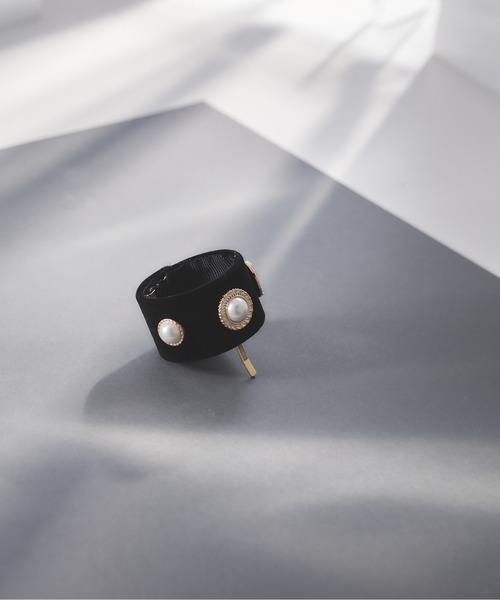 dee doo dah（ディドゥダ）の「【deedoodah】クラシカルベロア　ロールカフ　ヘアカフ/ポニーフック（ヘアピン・レディース・B/A/C/D/E/F・FREE）」の10枚目の写真