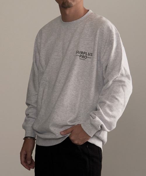 MAISON CLUB（メゾンクラブ）の「【MAISON CLUB】SURPLUS PRO-Military One Point Sweater /ミリタリーワンポイントスウェット　裏毛　オーバーサイズ（スウェット・メンズ・ブラック/カーキ/グレー・L/XL）」の20枚目の写真