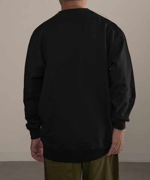 MAISON CLUB（メゾンクラブ）の「【MAISON CLUB】SURPLUS PRO-Military One Point Sweater /ミリタリーワンポイントスウェット　裏毛　オーバーサイズ（スウェット・メンズ・ブラック/カーキ/グレー・L/XL）」の14枚目の写真