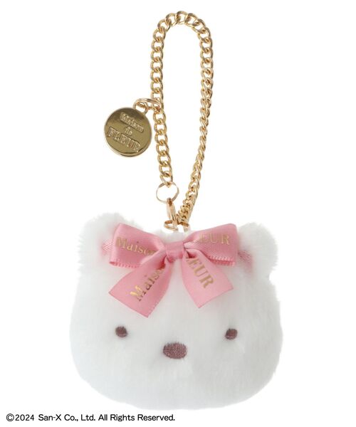 Maison de FLEUR（メゾンドフルール）の「しろくま バッグチャーム