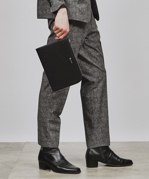 tk.TAKEO KIKUCHI（ティーケータケオキクチ）の「◆サフィアーノPVCクラッチバッグ（クラッチバッグ・メンズ・ブルー系その他/ブラック・00）」の14枚目の写真