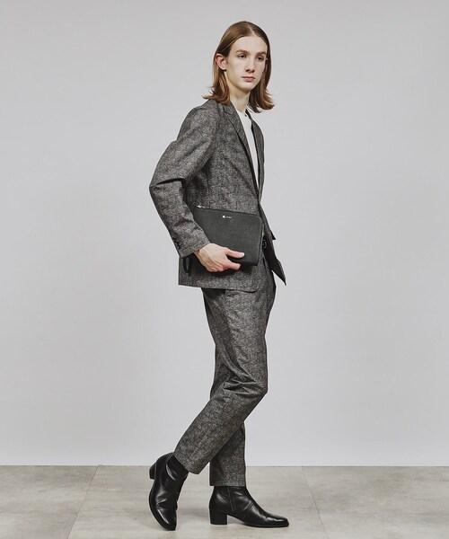 tk.TAKEO KIKUCHI（ティーケータケオキクチ）の「◆サフィアーノPVCクラッチバッグ（クラッチバッグ・メンズ・ブルー系その他/ブラック・00）」の15枚目の写真