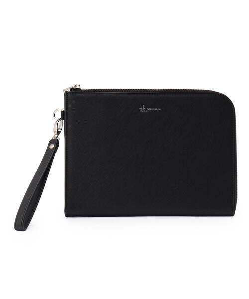 tk.TAKEO KIKUCHI（ティーケータケオキクチ）の「◆サフィアーノPVCクラッチバッグ（クラッチバッグ・メンズ・ブルー系その他/ブラック・00）」の5枚目の写真