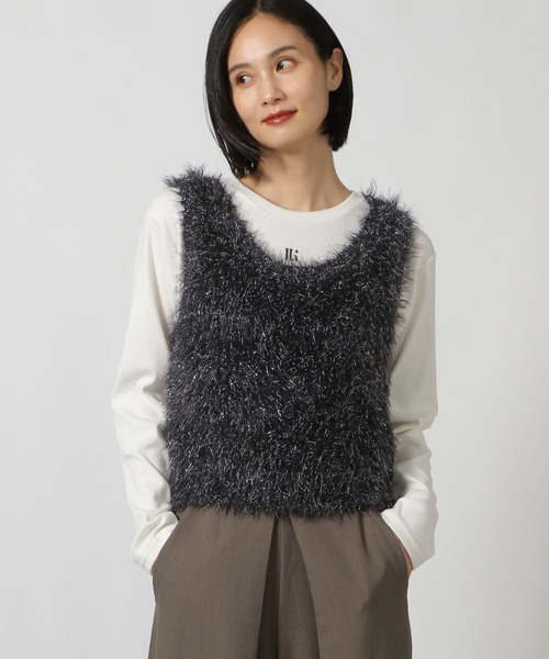 セール】ラメフェザーベスト / 150638（ベスト）｜LAKOLE（ラコレ）の  