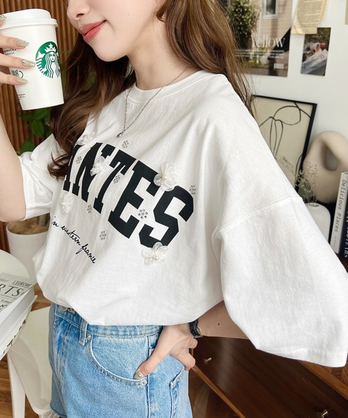 moment+(モーメントプラス)の「半袖カットソー(Tシャツ/カットソー・レディース・イエロー・M)」の9枚目の写真